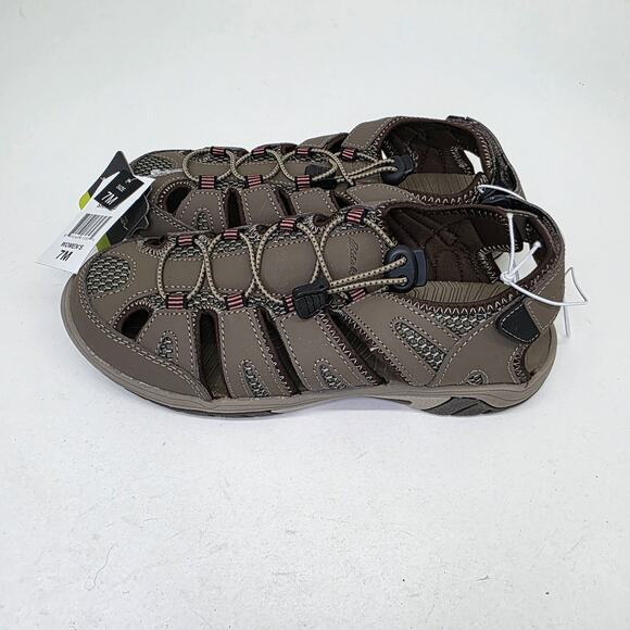 Eddie Bauer Women's Brown Blakely Bump Toe Sandals Sz 7M Hiking Walking Outdoor - Picture 4 of 8
